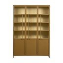 Vetrina color senape in metallo 140x200x44 cm Exhibit – WOOOD