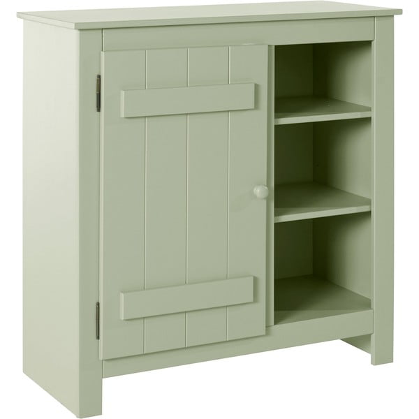 Madia in legno di pino verde chiaro 90x90 cm Bertram - Støraa-image-2