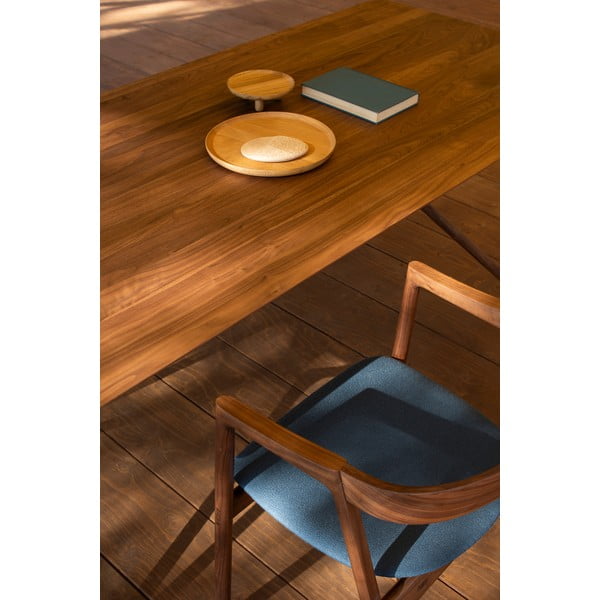 Sedia da pranzo blu/marrone Muna – Gazzda-image-4