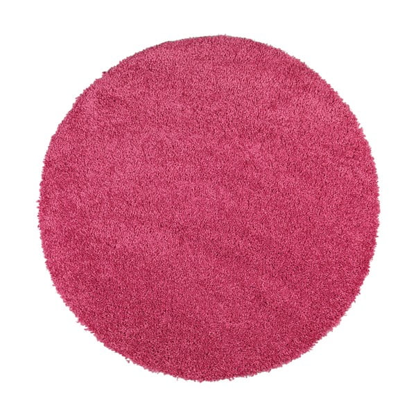 Tappeto rosa , ø 100 cm Aqua Liso - Universal