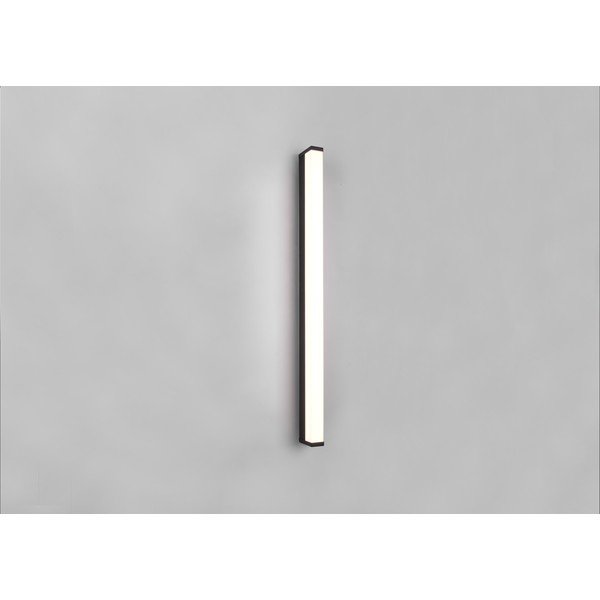 Applique LED nero opaco (lunghezza 80 cm) Fabio - Trio-image-1