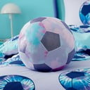 Cuscino per bambini Tie Dye Football - Catherine Lansfield