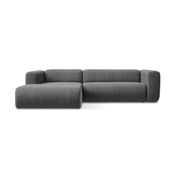 Divano angolare grigio (con penisola a sinistra/con chaise lounge) Ekahi – Makamii
