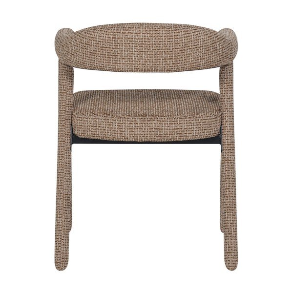 Sedie da pranzo in set marrone chiaro imbottito con braccioli 2 pz Sedo – WOOOD-image-3