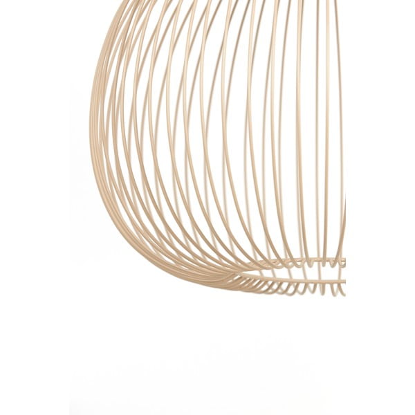 Apparecchio a soffitto in colore naturale ø 45 cm Rilana - Light & Living-image-3