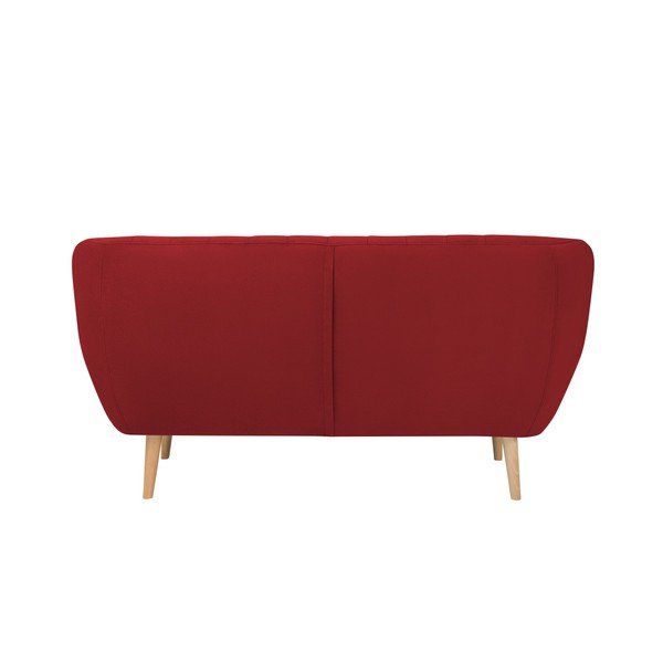 Divano in velluto rosso, 158 cm Sardaigne - Mazzini Sofas-image-4
