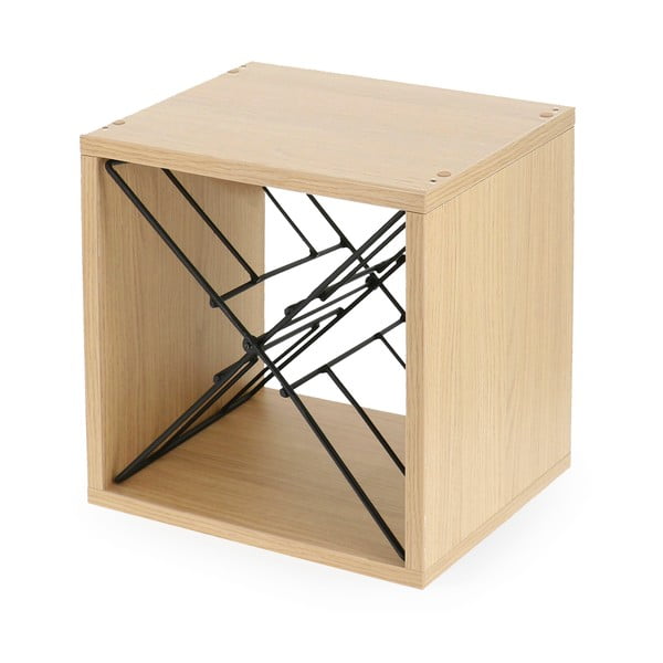 Portabottiglie in faggio di colore naturale per 12 bottiglie - Compactor-image-1