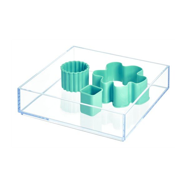 Organizzatore trasparente impilabile Clarity, 20 x 20 cm - iDesign