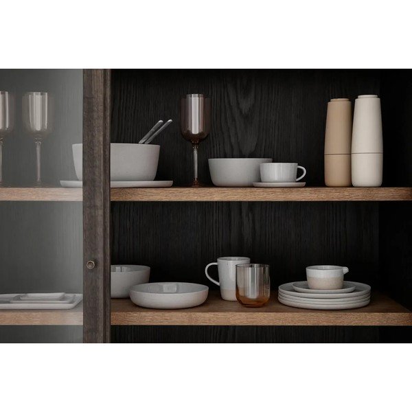 Piatto da portata grigio chiaro in ceramica Sablo L – Blomus-image-2