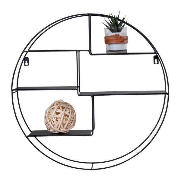 Scaffale metallico a castello nero Genk - House Nordic-image-3
