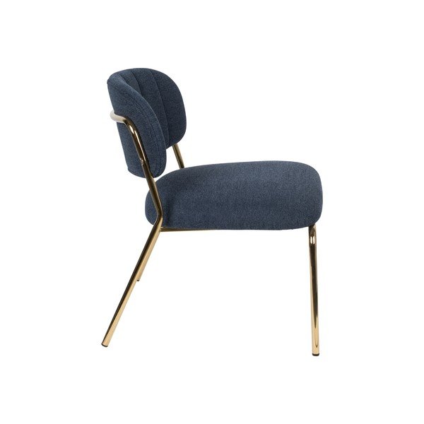 Poltrona blu scuro Jolien - White Label-image-3