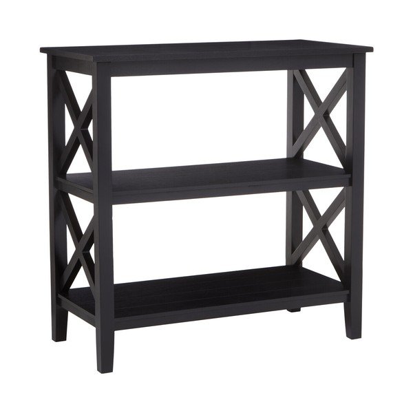 Scaffale nero in pino massiccio 40x81x81 cm Heritage – Premier Housewares