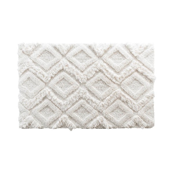Tappetino per il bagno bianco 50x80 cm Ikatis – douceur d'intérieur