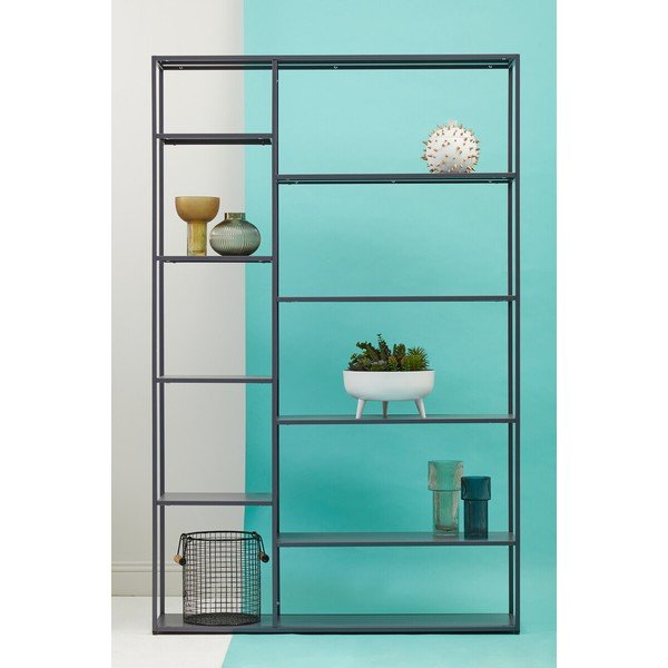 Scaffale grigio in acciaio 120x188x30 cm Acero – Premier Housewares-image-4