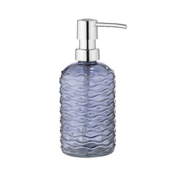 Dispenser di sapone in vetro blu scuro da 0,5 l Vetro - Wenko-image-1