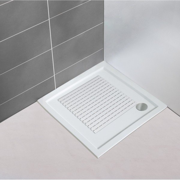 Tappeto doccia bianco , 54 x 54 cm Arinos - Wenko-image-1