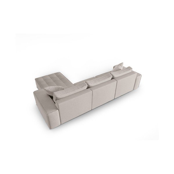 Divano angolare grigio chiaro (angolo destro) Mike - Micadoni Home-image-4