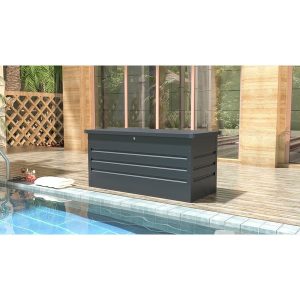 Contenitore da giardino color antracite Max A – Rojaplast-image-1