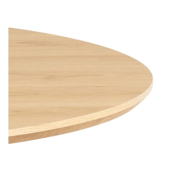 Tavolo da pranzo rotondo con piano effetto rovere ø 120 cm Cadiz - Actona-image-3