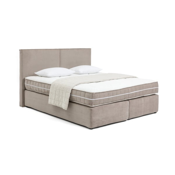 Letto boxspring grigio tortora 160x200 cm Olia Bold – Bonami Selection