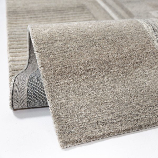 Tappeto greige in lana tessuto a mano 200x300 cm Lira  – Flair Rugs-image-3