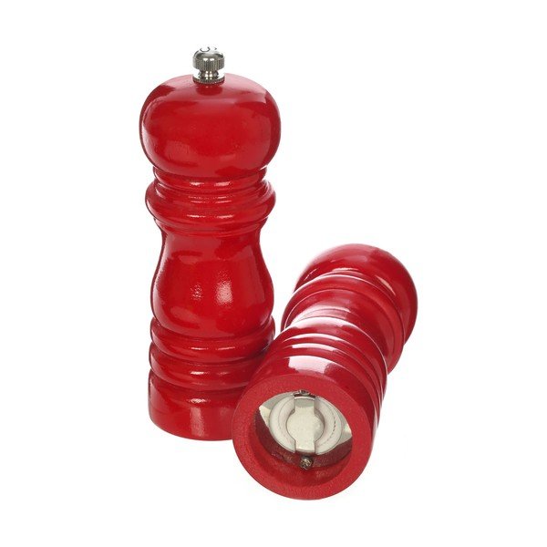 Set di 2 macina pepe e sale in legno rosso - Premier Housewares-image-2