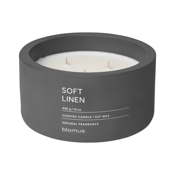 Candela di soia profumata tempo di combustione 25 h Fraga: Soft Linen - Blomus