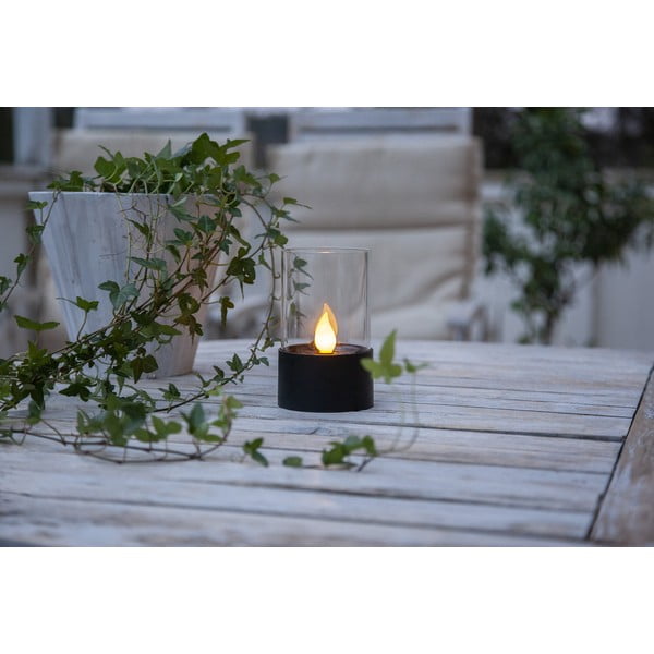 Decorazione luminosa a LED nera per esterni, altezza 13,5 cm Puloun - Star Trading-image-3