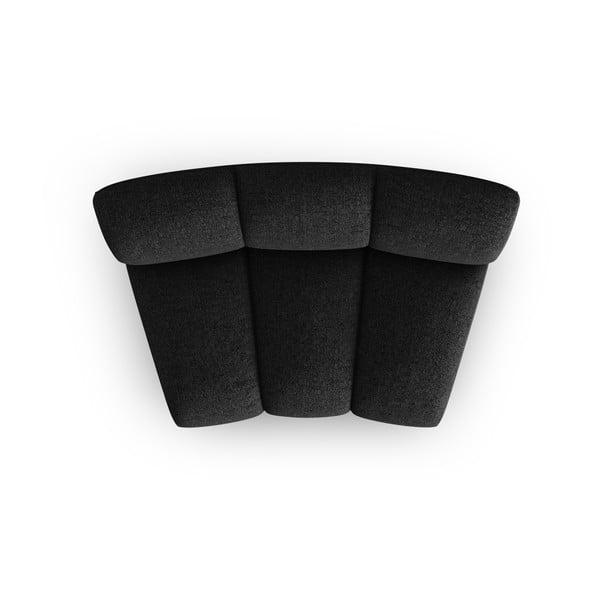 Divano componibile nero/color antracite (solo con parte centrale) Lupine – Micadoni Home-image-2