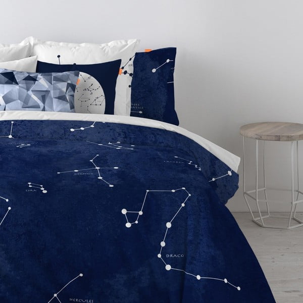 Copripiumino in cotone, 200 x 200 cm Cosmos - Blanc-image-4