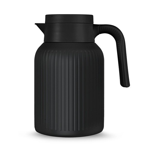 Borraccia termica nera in acciaio inox 1,5 l Trine – Sagaform