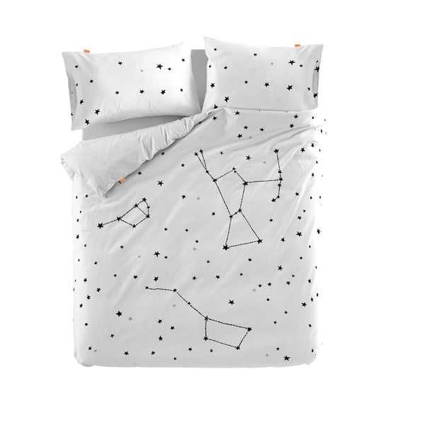 Copripiumino in cotone, 140 x 200 cm Constellation - Blanc