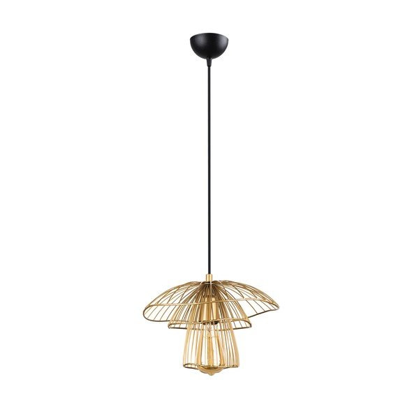 Lampada a sospensione di colore oro , altezza 117 cm Root - Squid Lighting-image-3
