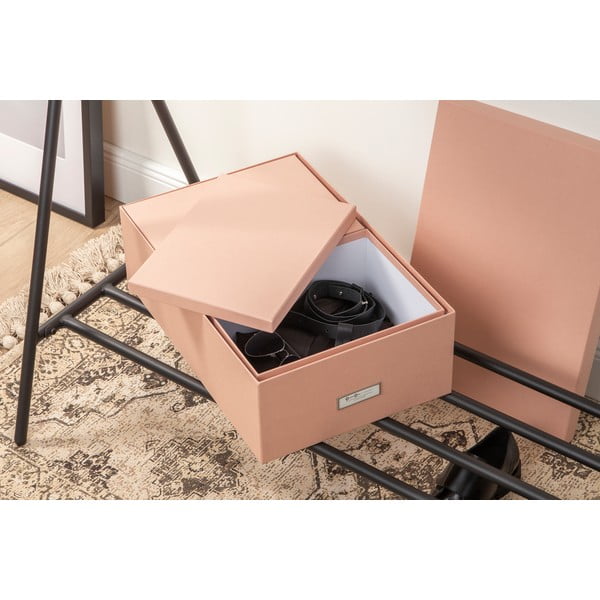 Scatole di cartone con coperchio in set da 3 pezzi Inge - Bigso Box of Sweden-image-2