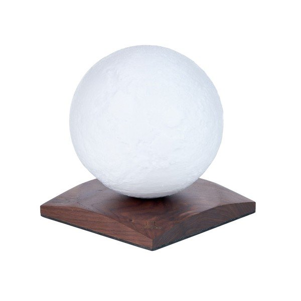 Decorazione luminosa marrone scuro con ricarica USB ø 12 cm Smart LunaSpin – Gingko