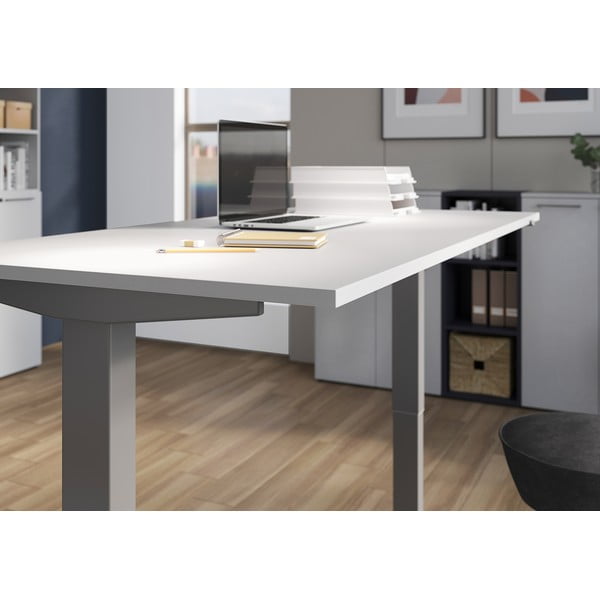 Tavolo da lavoro con altezza regolabile elettricamente 80x160 cm Agenda - Germania-image-4