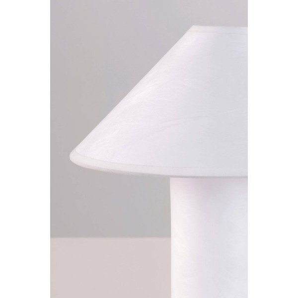 Lampada da tavolo bianca in carta (altezza totale 30 cm) Lilli – Jotex-image-4