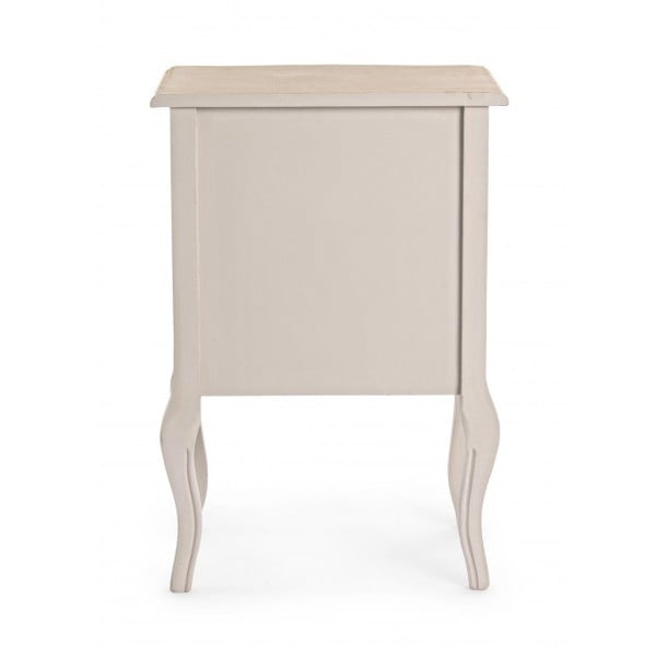 Comodino color crema Clarisse – Bizzotto-image-2