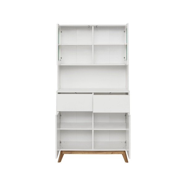 Credenza bianca 84x165 cm Skandi - Støraa-image-3