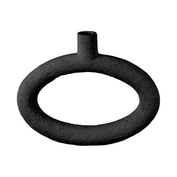 Vaso in poliresina nero Ring - PT LIVING