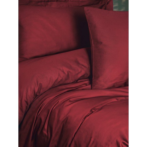 Set copripiumino e federa burgundy per letto singolo 200x140 cm Elegant  – Mijolnir-image-4