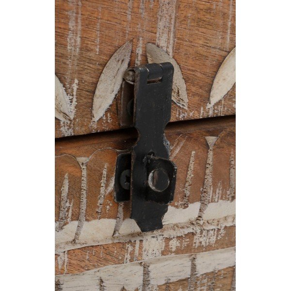 Cassapanca in legno di mango Maneesh - Støraa-image-1