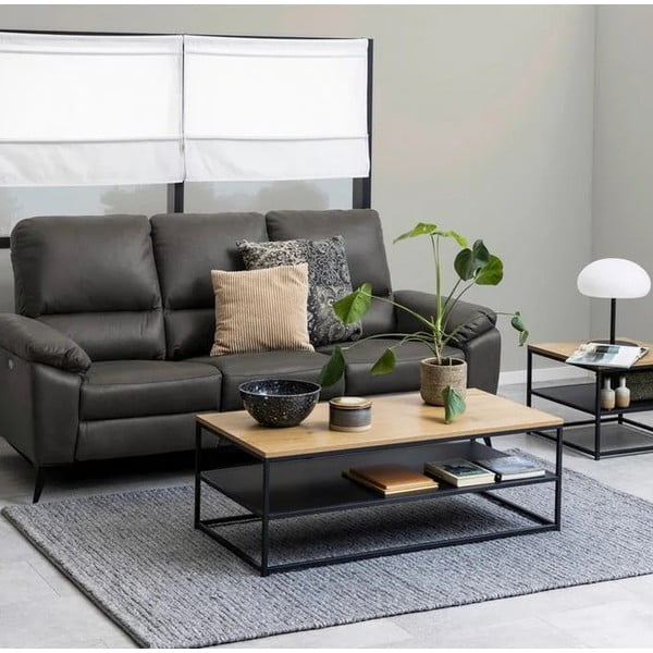 Tavolino nero 60x120 cm Gila - Actona-image-1