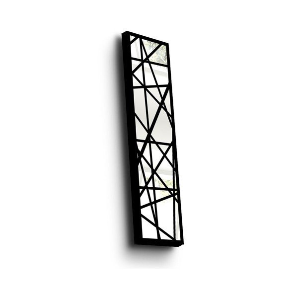 Decorazione murale in vetro con cornice in legno Vera, 108 x 28 cm - Mirricker-image-2