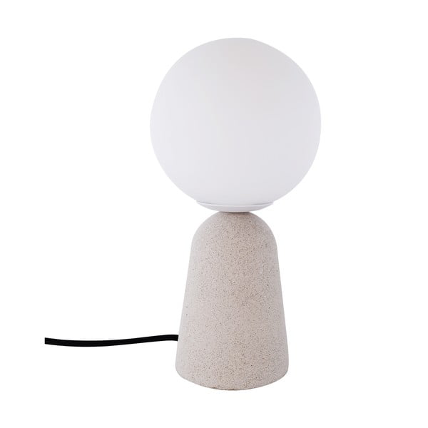 Lampada da tavolo grigia, altezza 29,5 cm Creta - SULION