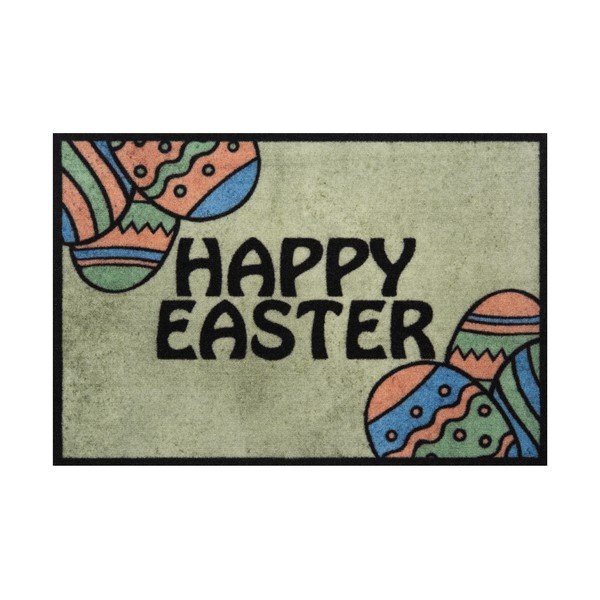 Tappetino verde , 40 x 60 cm Happy Easter - Hanse Home