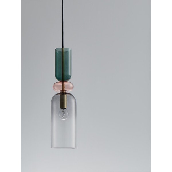 Lampadario dorato in vetro ø 11 cm Murano – Nova Luce-image-4