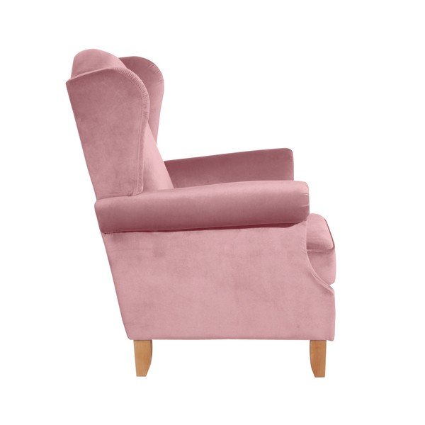 Poltrona in velluto rosa Verita Velvet Vary - Max Winzer-image-3