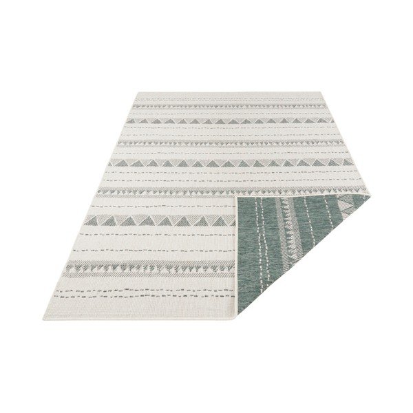 Tappeto da esterno verde e crema , 160 x 230 cm Bahamas - NORTHRUGS-image-2
