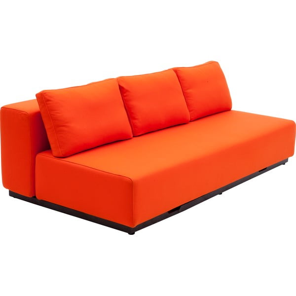 Divano letto arancione, 200 cm Nevada - Softline-image-2